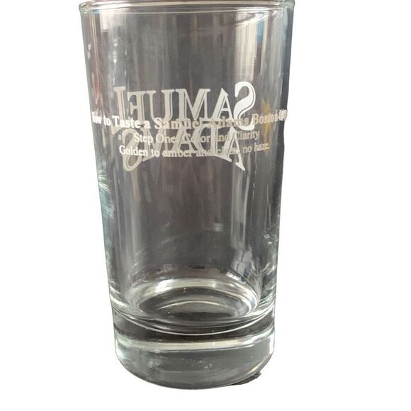 Pre Owned Samuel Sam Adams Beer Tasting Glass 7oz Step One Color and Clarity HTF - Picture 5 of 8